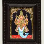 Matasya Avatar Painting of Lord Vishnu, Tanjore Paintings, Ishwar Arts and Crafts