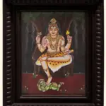 DakshinMurti Shiva tanjore Painting, Ishwar Arts and Crafts