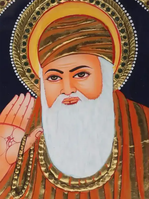 Guru Nanak Sahib Tanjore Painting, Ishwar Arts and Crafts