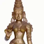 Goddess Uma (Parvati) Sivagami Bronze Statue, Ishwar Arts and Crafts