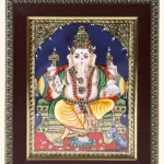 Lord Ganesha Tanjore Painting, Ishwar Arts and Crafts