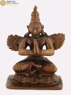 Garuda Statue in Copper - The Vehicle of Lord Narayan