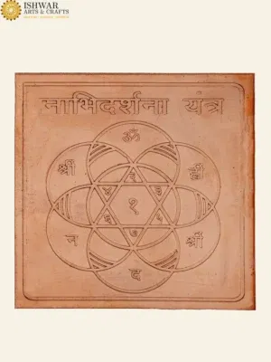 4" Nabhidarshana Copper Yantra