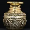 Ashtalakshmi Kalash in Superfine Brass | Made in India, Ishwar Arts and Crafts