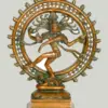 14" Nataraja In Brass - Chola Colour | Handmade | Made In India, Ishwar Arts and Crafts