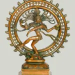 14" Nataraja In Brass - Chola Colour | Handmade | Made In India, Ishwar Arts and Crafts