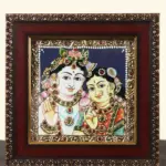 Radha Krishna Tanjore Painting, Ishwar Arts and Crafts