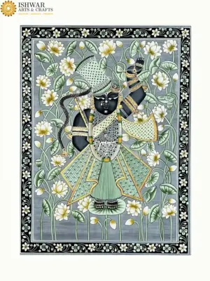 Lord Shrinath Ji Pichhwai Painting, Ishwar Arts and Crafts