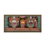 Shri Jagannatha in Nagarjuna Vesha Pattachitra Painting | Natural Colors Painting on Tussar Silk, Ishwar Arts and Crafts