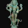 5" Small Kaal Bhairava Bronze Statue | Made in India
