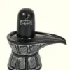 Black Stone Shiva Linga Statue from Mahabalipuram | Handmade