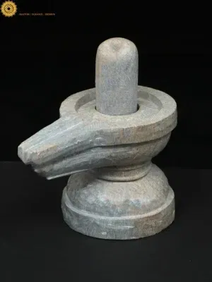Shiva Linga Carved in Hard Granite | Handmade in India