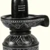 Black Shiva Linga Stone Statue from Mahabalipuram | Handmade