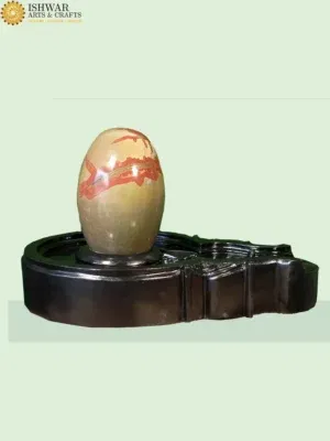 27" Large Narmadeshwara Shiva Lingam