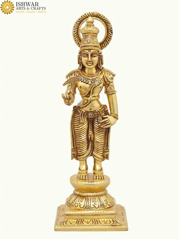 12" Dashavtara of Lord Vishnu | Set of Ten | Brass Statues, Ishwar Arts and Crafts