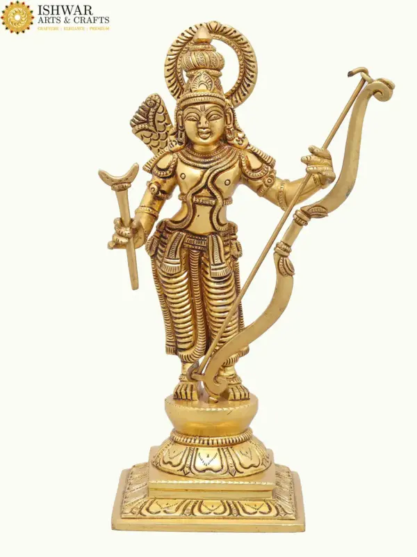 12" Dashavtara of Lord Vishnu | Set of Ten | Brass Statues, Ishwar Arts and Crafts