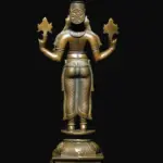 10" Lord Dhanvantari - God of Ayurveda | Bronze Statue, Ishwar Arts and Crafts