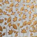 Attractive Lotus Painting of Pichhwai | Natural Color on Cotton Cloth | Handmade, Ishwar Arts and Crafts