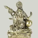 Superfine Small Saraswati Devi Statue Playing Veena | Handcrafted Brass Statue , Ishwar Arts and Crafts