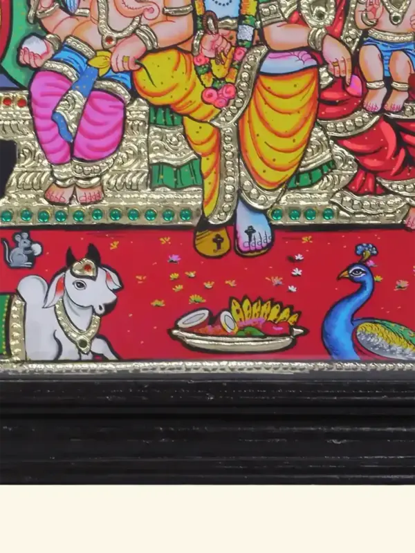 Shiv Parivar Tanjore Painting, Ishwar Arts and Crafts