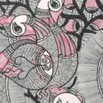 Madhubani Peacock Painting on Handmade Paper, Ishwar Arts and Crafts