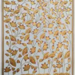 Attractive Lotus Painting of Pichhwai | Natural Color on Cotton Cloth | Handmade, Ishwar Arts and Crafts