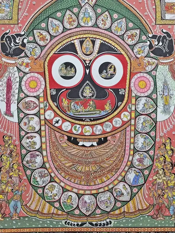 Mahaprabhu Jagannath Ji Pattachitra Painting, Ishwar Arts and Crafts