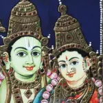 Lord Rama and Goddess Sita Tanjore Painting with Frame | Handmade in India, Ishwar Arts and Crafts