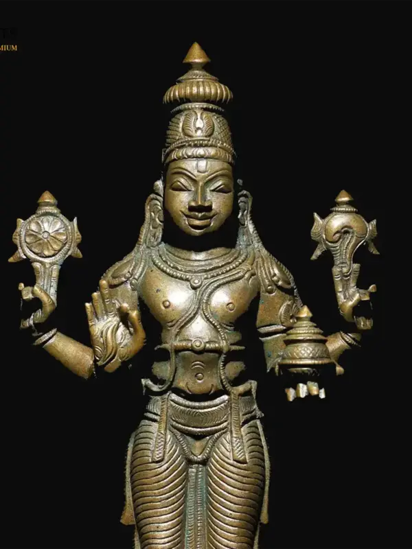 10" Lord Dhanvantari - God of Ayurveda | Bronze Statue, Ishwar Arts and Crafts