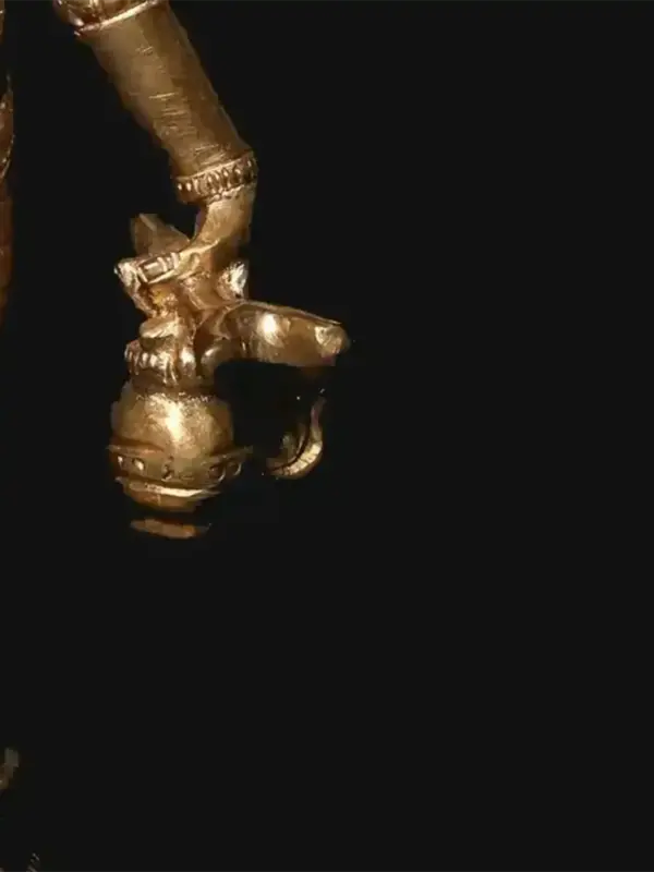 9" The Great Siddha Guru Agastya Muni Bronze Statue | Handmade, Ishwar Arts and Crafts