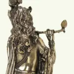 6" Standing Lord Krishna Superfine Brass Statue Playing Flute, Ishwar Arts and Crafts