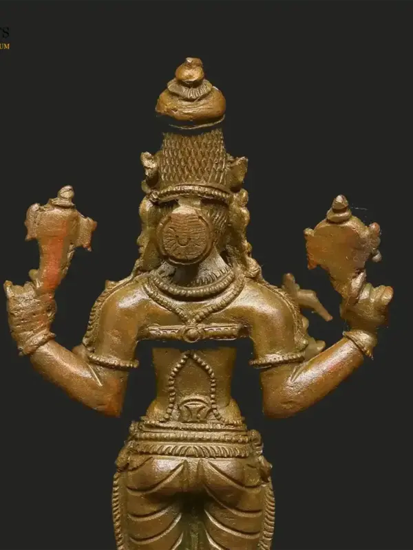 5" Standing Goddess Varahi | Panchaloha Bronze Statue from Tamil Nadu | Madhuchista Vidhana (Lost-Wax), Ishwar Arts and Crafts