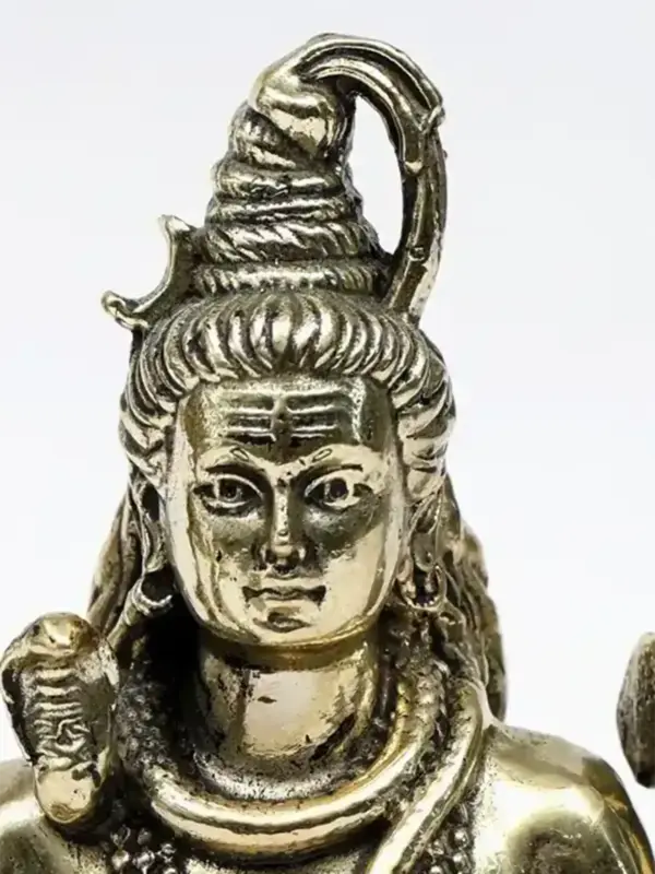 Sitting Lord Shiva Superfine Brass Statue, Ishwar Arts and Crafts