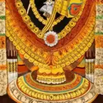 48" 3D Bhagwan Tirupati Balaji (Lord Venkateshwara) | Wood Panel with Inlay Work | Handmade, Ishwar Arts and Crafts
