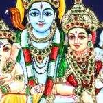 Lord Shiva Family Tanjore Painting with Frame, Ishwar Arts and Crafts