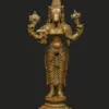 5" Standing Goddess Varahi | Panchaloha Bronze Statue from Tamil Nadu | Madhuchista Vidhana (Lost-Wax), Ishwar Arts and Crafts