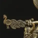 6" Small Lord Krishna Superfine Brass Statue With Flute, Ishwar Arts and Crafts