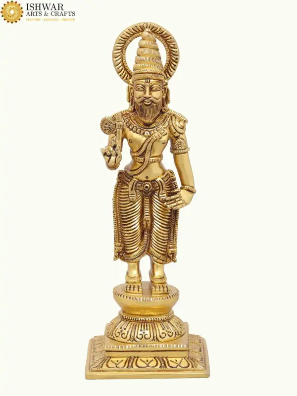 12" Dashavtara of Lord Vishnu | Set of Ten | Brass Statues, Ishwar Arts and Crafts